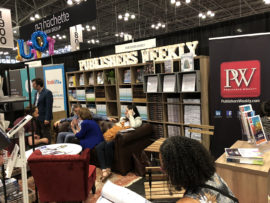 Publishers Weekly booth at Book Expo 2018